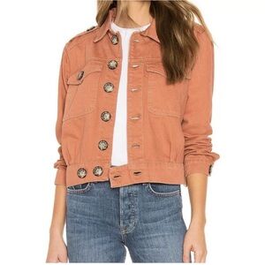 Free People Eisenhower jacket in terracotta